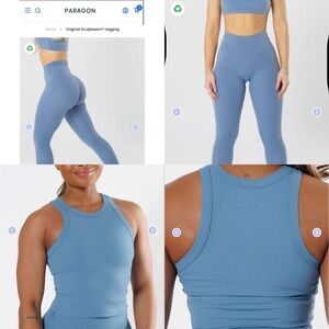 Brand new paragon shirt with built in bra